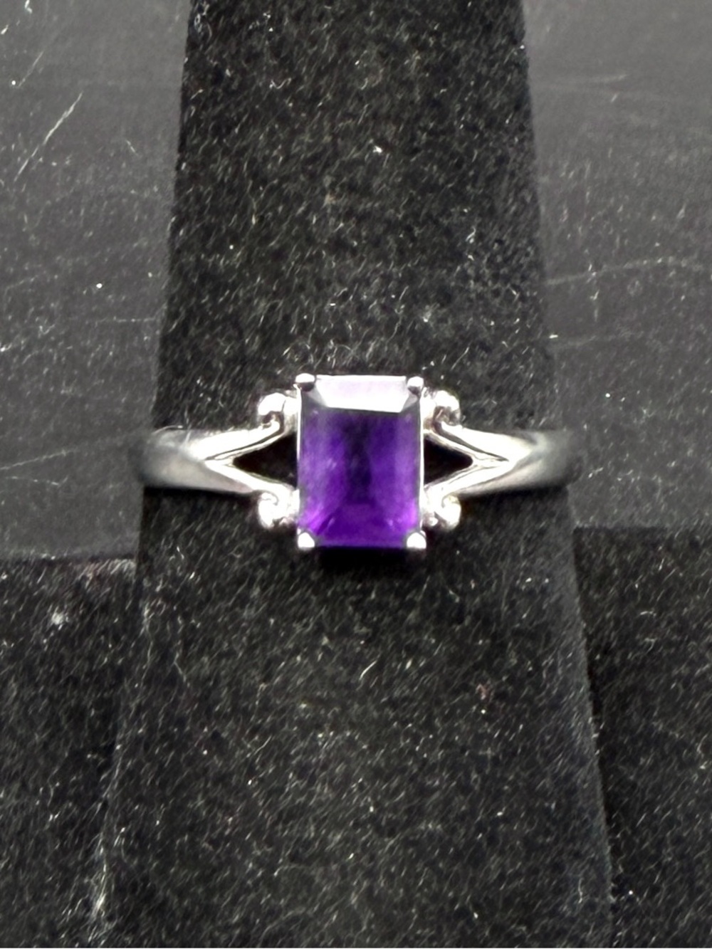 Ross-Simons - Vintage Sterling Silver Amethyst Ring - Size 8